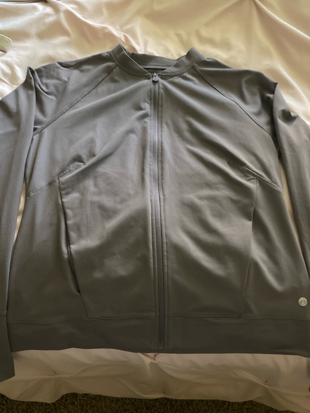 Women’s Full-Zip Athletic Jacket - periwinkle
